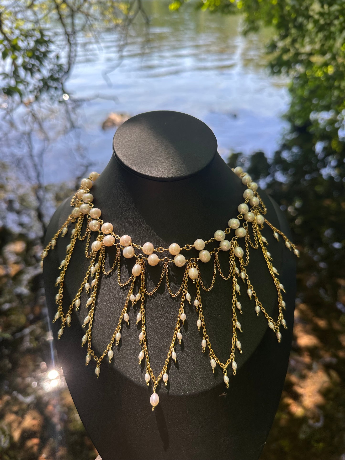 Collier unique « Cordélia » - Perles d’eau douce
