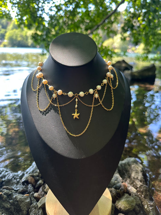 Collier reproductible « May » - Perles d’eau douce