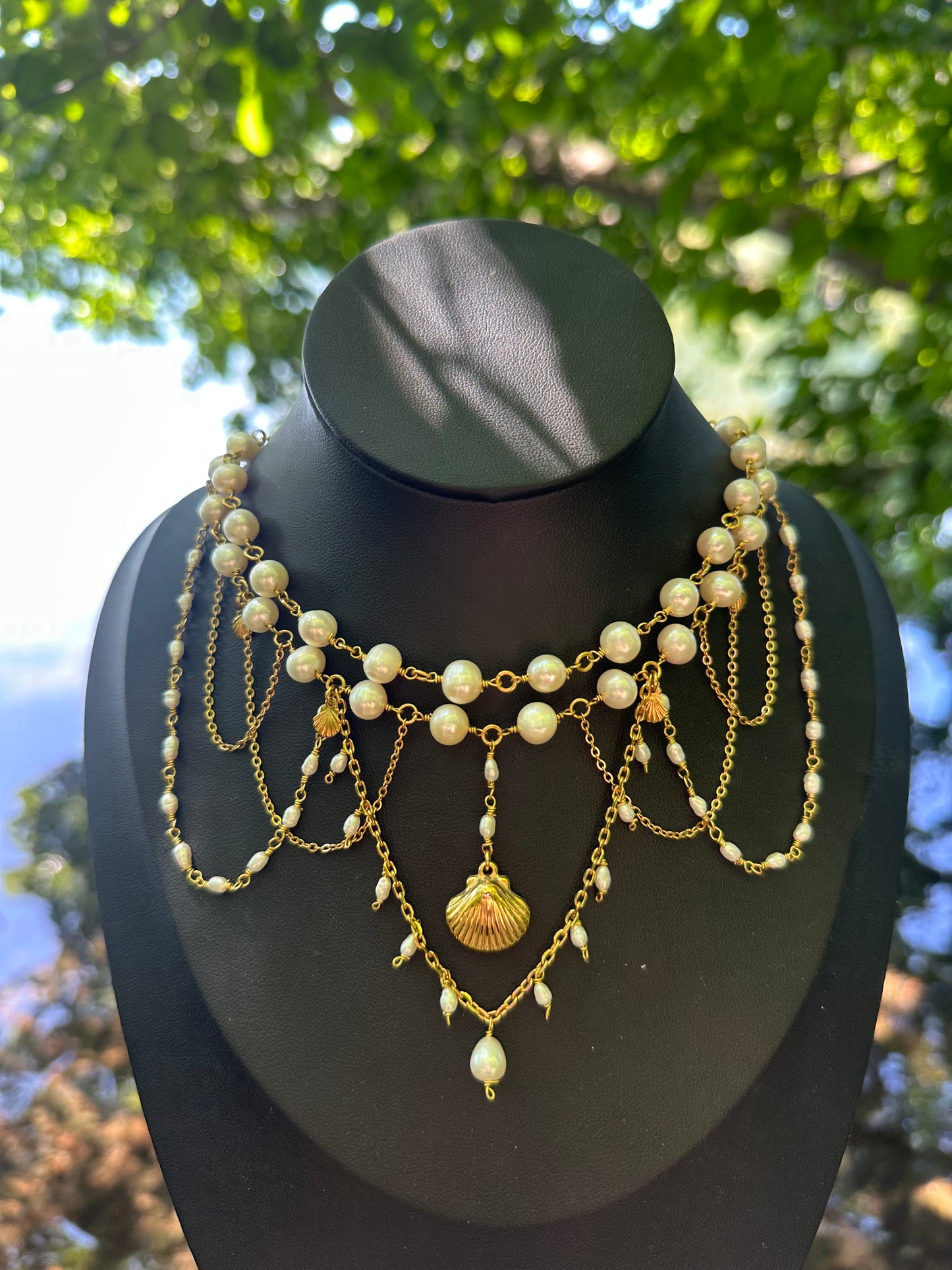 Collier unique « Nicasia » - Perles d’eau douce