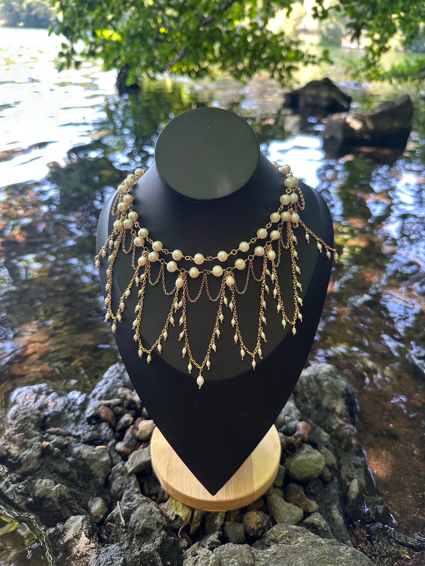 Collier unique « Cordélia » - Perles d’eau douce