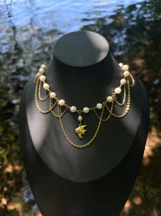 Collier reproductible « Naïa » - Perles d’eau douce