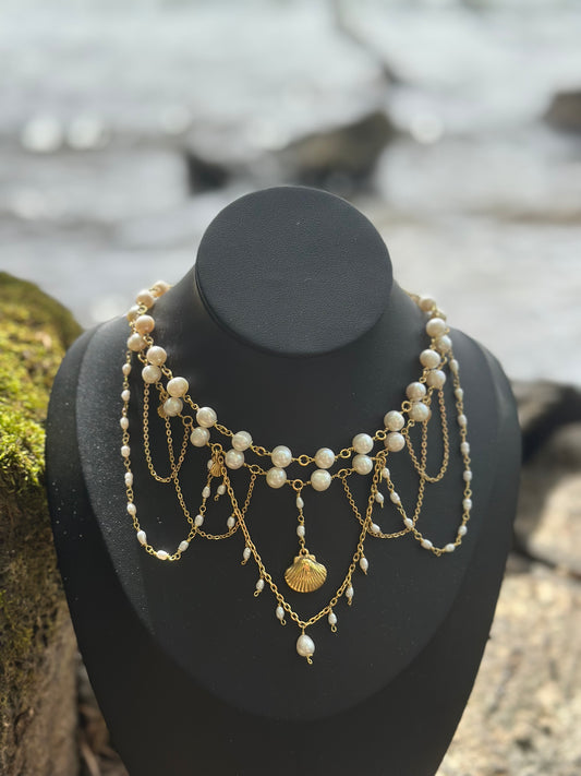 Collier unique « Nicasia » - Perles d’eau douce