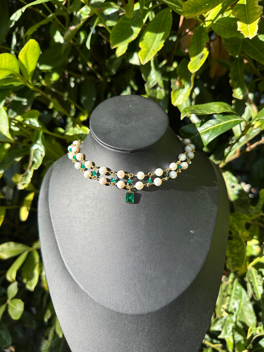Collier ras de cou « Hortense » - Perles d’eau douce