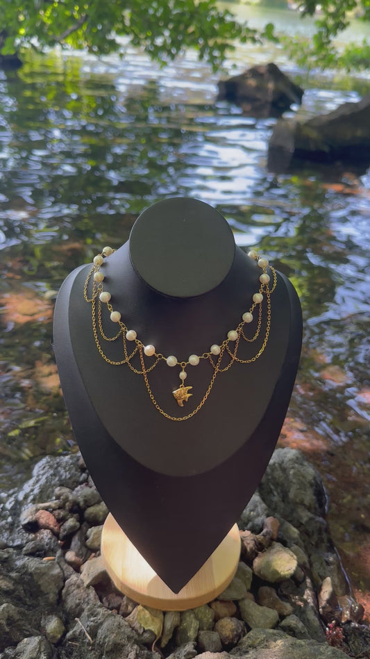 Collier reproductible « Naïa » - Perles d’eau douce